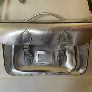 Leather Satchel Company metallic bag